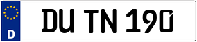 Truck License Plate